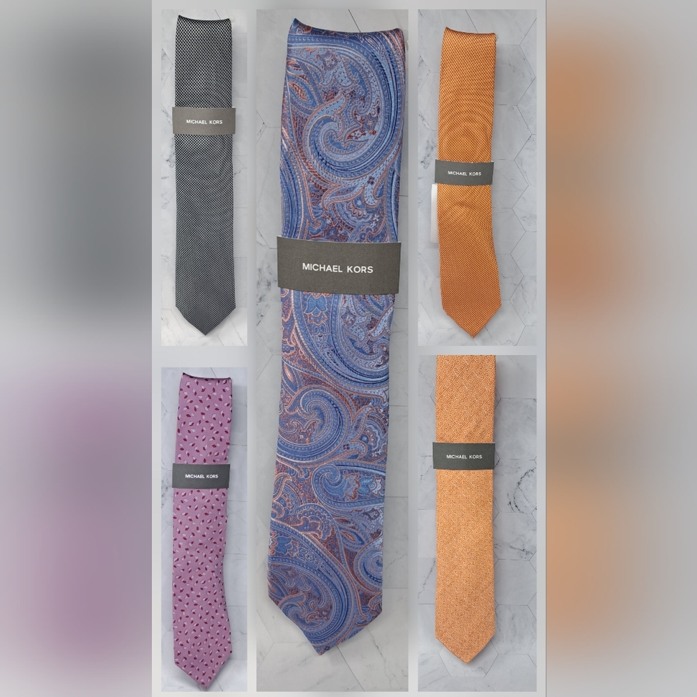 Michael Kors Tie Men's  100% Silk - NWT You Pick
